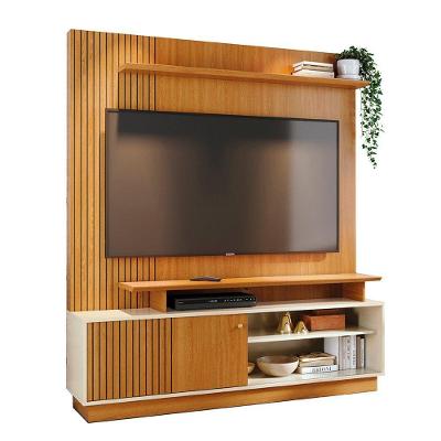 Combo Home + Painel Para Tv 60 Polegadas Ares - 7 Decor Cinamomo E Off White