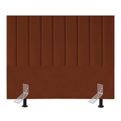 Cabeceira Cama Casal Queen Size 160 Cm Lídia Veludo E Frame terracota
