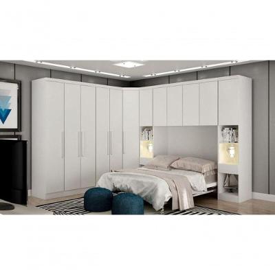Modulado Casal Completo 6 Portas 8 Gavetas - Rizon-branco - Móveis Novo Horizonte