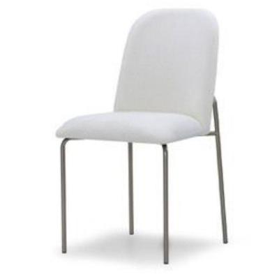 Cadeira Elos Mh-3291 Herval Estofada Linho Bege C2809 Base Aço Laca Fosca Bronze