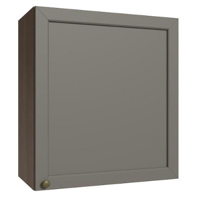 Armário Aéreo 60 Cm 1 Porta Rustic/cinza Vik Madesa Rustic/cinza