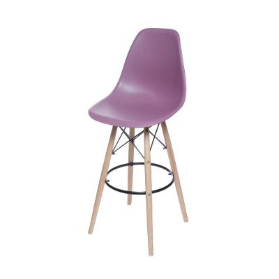 Banqueta Eames Side Roxa