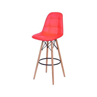 Banqueta Eames Dkr Botonê Vermelho