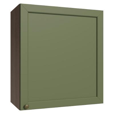 Armário Aéreo 60 Cm 1 Porta Rustic/verde Vik Madesa Rustic/verde