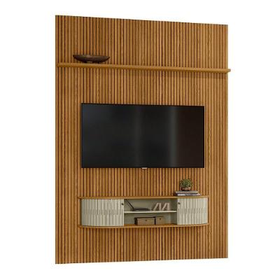 Combo Home Suspenso + Painel Para Tv 60 Polegadas New Monte Carlo - 7 Decor Cumaru E Opala