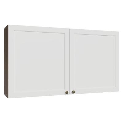 Armário Aéreo 120 Cm 2 Portas Rustic/branco Vik Madesa Rustic/branco