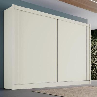 Guarda Roupa Casal 2 Portas 4 Gavetas - Creta-off White - Móveis Europa