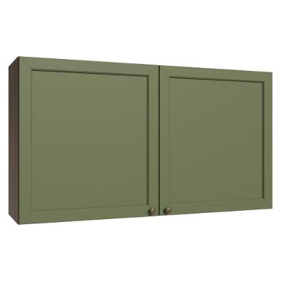 Armário Aéreo 120 Cm 2 Portas Rustic/verde Vik Madesa Rustic/verde