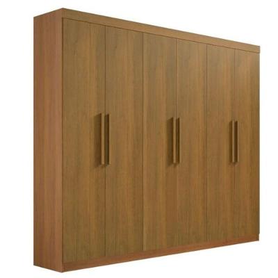 Guarda Roupa Casal 6 Portas 4 Gavetas - Leblon-cinamomo - Móveis D'doro