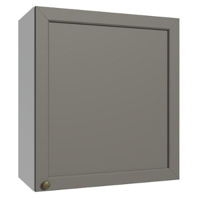 Armário Aéreo 60 Cm 1 Porta Branco/cinza Vik Madesa Branco/cinza