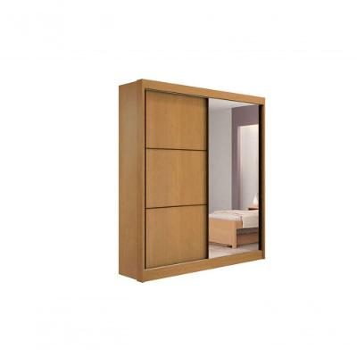 Guarda Roupa Solteiro 2 Portas 3 Gavetas - Atenas-cinamomo - Móveis D'doro