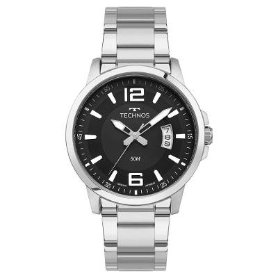 Relógio Technos Masculino Racer Basico Prata - 2315lar/1p 2315lar/1p