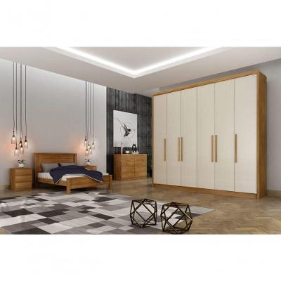Guarda Roupa Casal 6 Portas 6 Gavetas - Santoro-cumaru-fendi - Móveis Novo Horizonte
