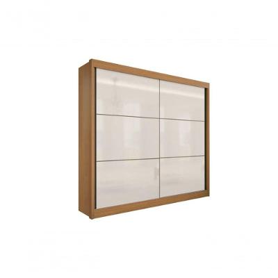 Guarda Roupa Casal 2 Portas 6 Gavetas - Cancun-cinamomo-off White - Móveis D'doro