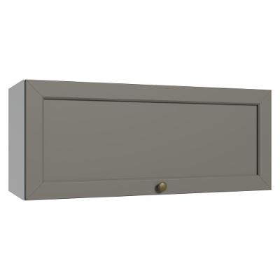 Armário Aéreo 80 Cm 1 Porta Basculante Branco/cinza Vik Madesa Branco/cinza