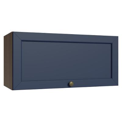 Armário Aéreo 70 Cm 1 Porta Basculante Rustic/azul Vik Madesa Rustic/azul