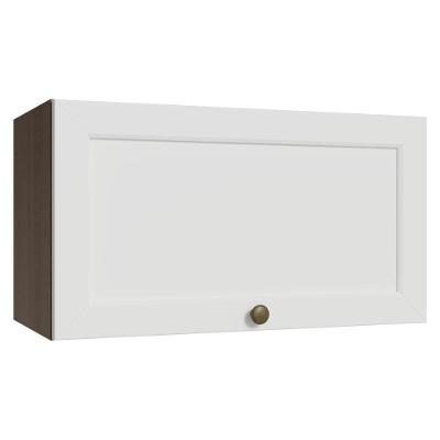 Armário Aéreo 60 Cm 1 Porta Basculante Rustic/branco Vik Madesa Rustic/branco