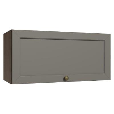 Armário Aéreo 70 Cm 1 Porta Basculante Rustic/cinza Vik Madesa Rustic/cinza