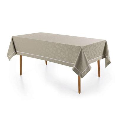 Toalha De Mesa Retangular 6 Lugares Antoni Cinza/branco
