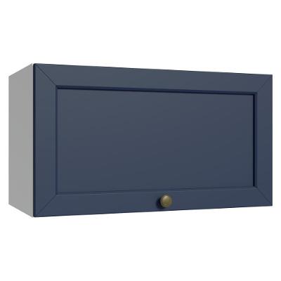 Armário Aéreo 60 Cm 1 Porta Basculante Branco/azul Vik Madesa Branco/azul