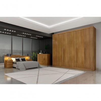 Guarda Roupa Casal 6 Portas 8 Gavetas - Orfeus Ripado-cumaru - Móveis Novo Horizonte