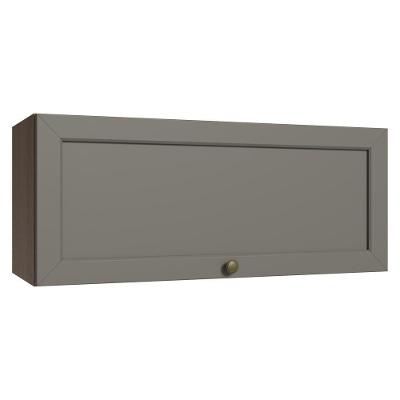 Armário Aéreo 80 Cm 1 Porta Basculante Rustic/cinza Vik Madesa Rustic/cinza