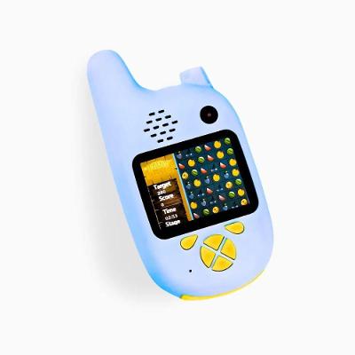 Walkie Talkie Infantil Azul Com Câmera Digital Para Crianças