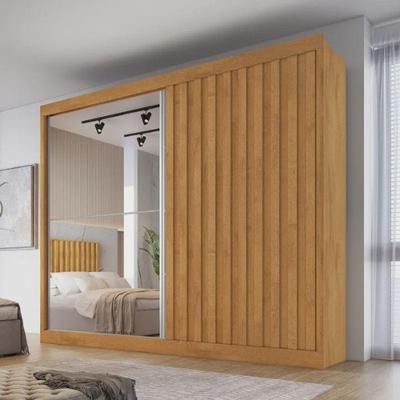 Guarda Roupa Casal 100% Mdf 4 Gavetas - Atlanta - Made Marcs