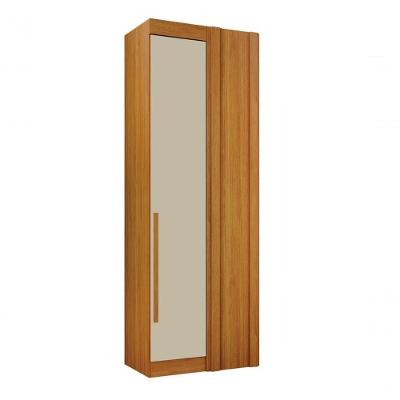 Modulado Canto 1 Porta - Orion-cinamomo-off White - Leifer Móveis
