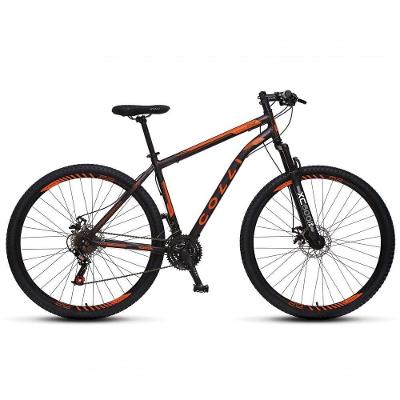 Bicicleta Athena Aro 29 Em Aço Com 21 Marchas Colli Preto/laranja
