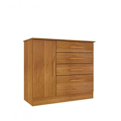 Cômoda Moderna Para Quarto De Casal - Chicago-cinamomo - Tcil Móveis