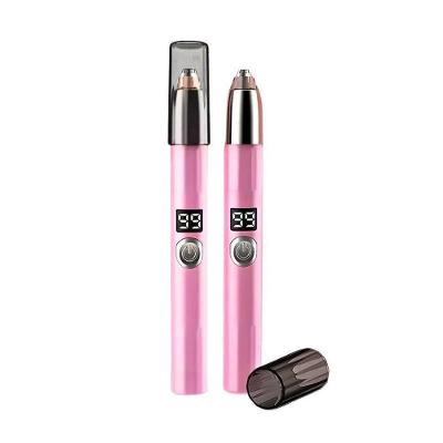Caneta Depiladora Rosa Aparadora Facial Elétrico Portátil