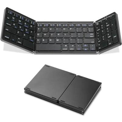 Mini Teclado Touch Dobrável Bluetooth Para Celular