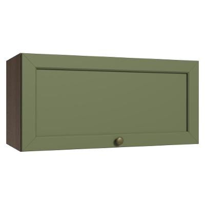 Armário Aéreo 70 Cm 1 Porta Basculante Rustic/verde Vik Madesa Rustic/verde