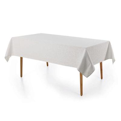 Toalha De Mesa Retangular 6 Lugares Delicata Branco