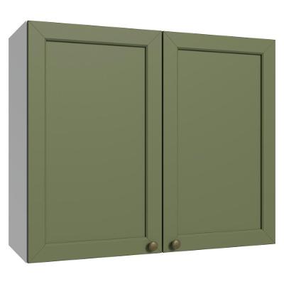 Armário Aéreo 80 Cm 2 Portas Branco/verde Vik Madesa Branco/verde