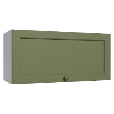 Armário Aéreo 70 Cm 1 Porta Basculante Branco/verde Vik Madesa Branco/verde