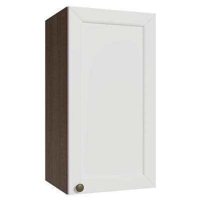 Armário Aéreo 35 Cm 1 Porta Rustic/branco Vik Madesa Rustic/branco