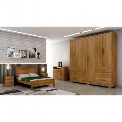 Guarda Roupa Solteiro Com Pés 6 Portas 6 Gavetas - Encant-cumaru - Móveis Novo Horizonte