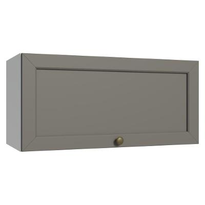 Armário Aéreo 70 Cm 1 Porta Basculante Branco/cinza Vik Madesa Branco/cinza