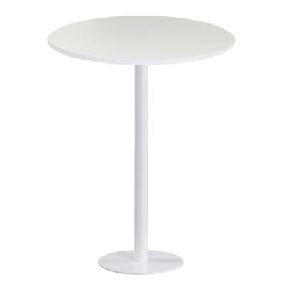 Mesa Pisa Beta Bistrô Fratini 107,50cm (a) Disco Redondo Branco Tampo Mdp Redondo Branco 60cm (l)