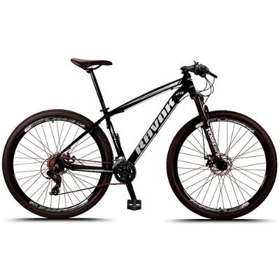 Bicicleta Aro 29 Bike Alumínio 21 Marchas Shimano Suspensão Freio A Disco Cinza