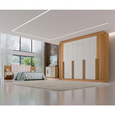 Guarda Roupa Grande 8 Portas 8 Gavetas - Daymont-cinamomo-off White - Móveis D'doro