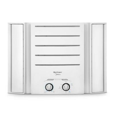Ar Condicionado De Janela Springer Midea 7.500 Btu/h Quente E Frio Monofásico Mecânico Branco QQK075BB 220V