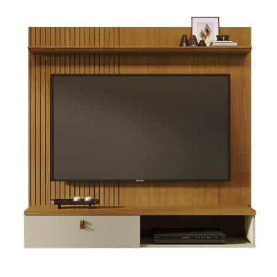Painel Bancada Suspensa Para Tv 60 Polegadas íris - 7 Decor Cumaru E Opala