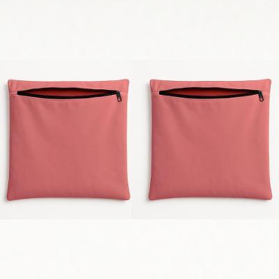 Kit 2 Capa De Almofada 42cm Decorativa Suede Sofá Poltrona Rosa
