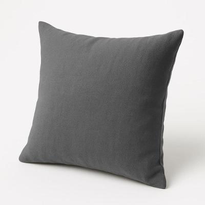 Almofada 42cm Decorativa Suede Fofinha Para Sofá E Cadeira Cinza