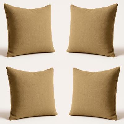 Kit 4 Almofadas Suede Decorativa 42cm Sala Quarto Escritório Capuccino