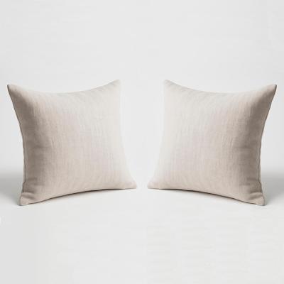 Kit 2 Almofadas Suede Decorativa 42cm Sala Quarto Escritório Bege
