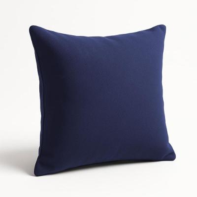 Almofada Suede Decorativa 42cm P- Sala, Quarto Ou Escritório Azul Marinho